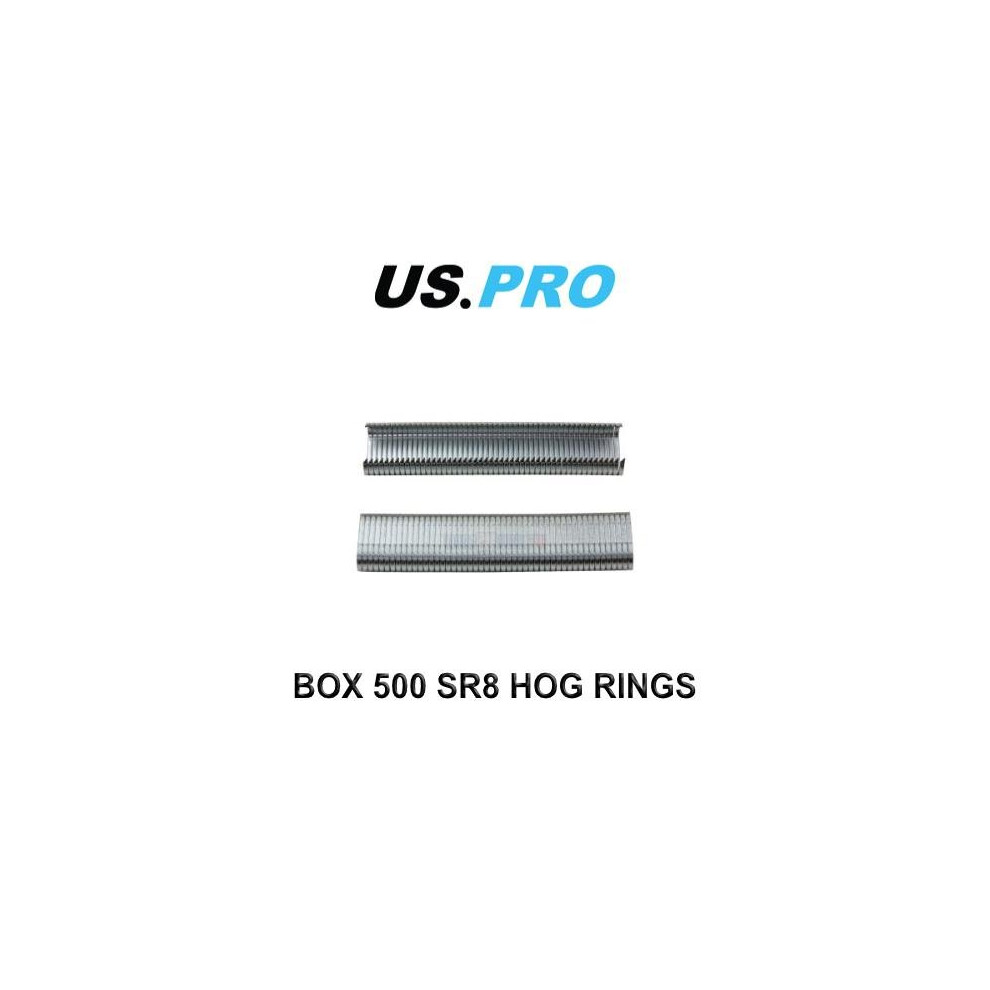 US PRO Tools 500 SR8 Hog Rings Upholstery Car seats Fencing Cage Making 9052