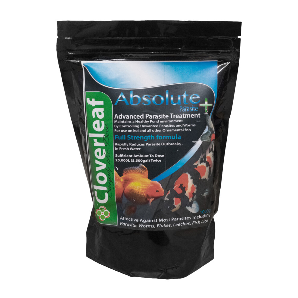 (1000g) Cloverleaf Absolute Parasite Water Treatment