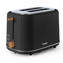 T20027BLK - Scandi 800W 2 Slice Toaster Black