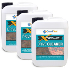 (3 x 5 Litres) Smartseal Drive Clean Xtreme - Powerful, Fast Acting, Effective, Driveway Cleaner for Block Paving, Natural Stone & Concrete Driveways