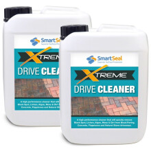 (2 x 5 Litres) Smartseal Drive Clean Xtreme - Powerful, Fast Acting, Effective, Driveway Cleaner for Block Paving, Natural Stone & Concrete Driveways