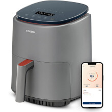 (Truffle Grey) COSORI Air Fryers Lite 3.8L, Preset Multi-Stage Cooking