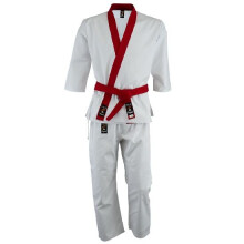 (4/170 cm) PLAYWELL TANG SOO DO 9OZ UNIFORM - RED TRIM