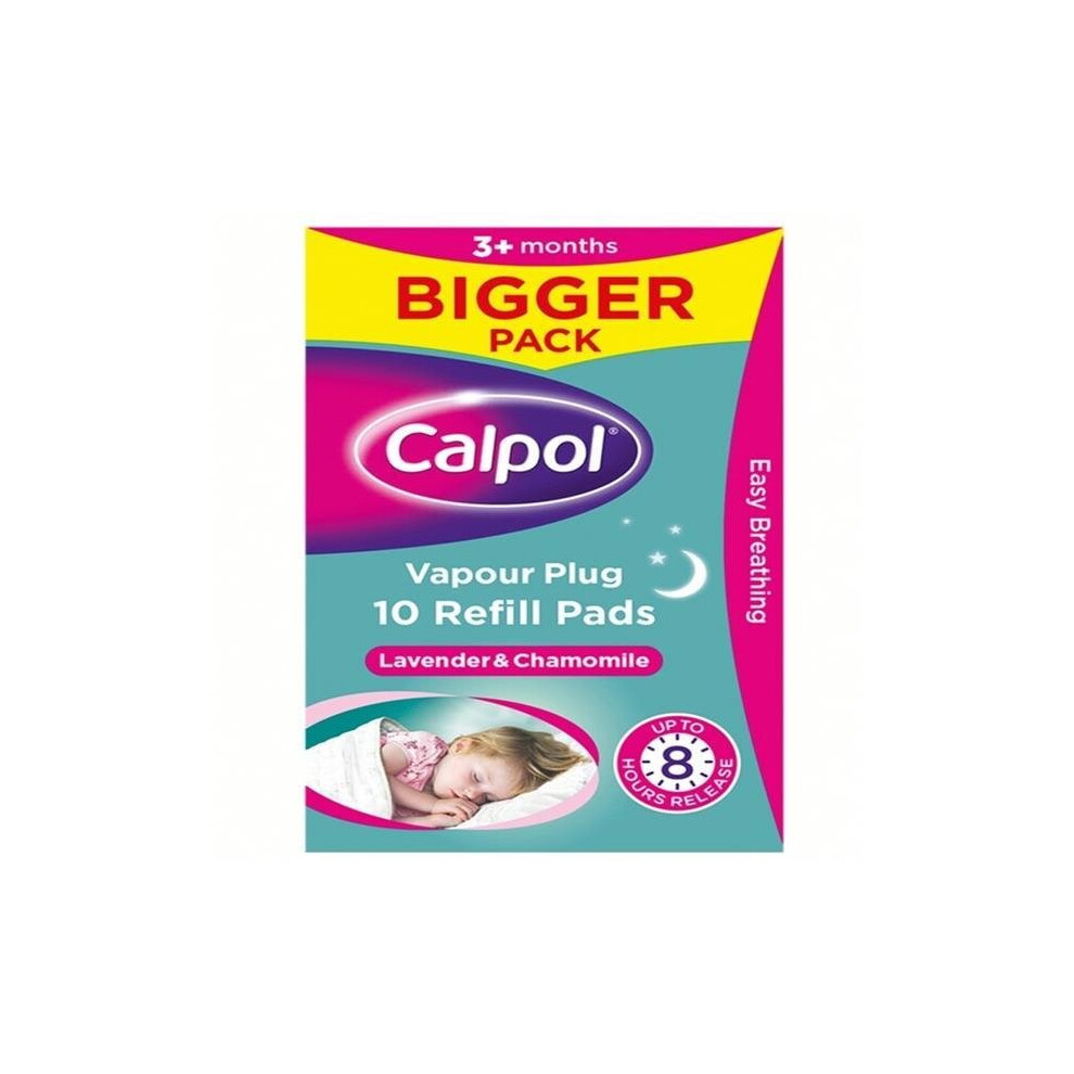 Calpol Vapour Plug Lavender&Chamomille - 10pads