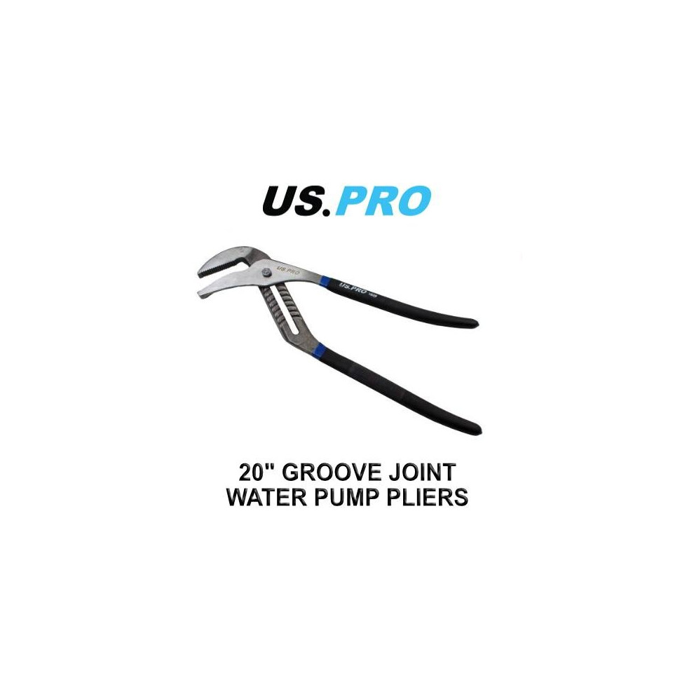Us Pro Tools 20" Groove Slip Joint Adjustable Water Pump Pliers 1826