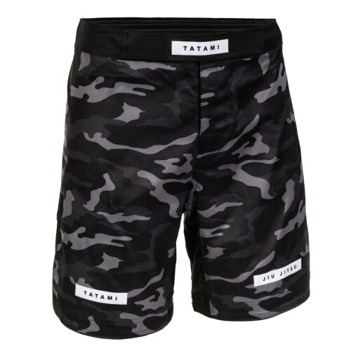 TATAMI RIVAL GRAPPLING SHORTS - BLACK CAMO - SMALL