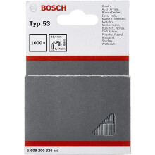 BOSCH feine Drahtklammern 53 11,4 x 0,74 x 6 mm x1000