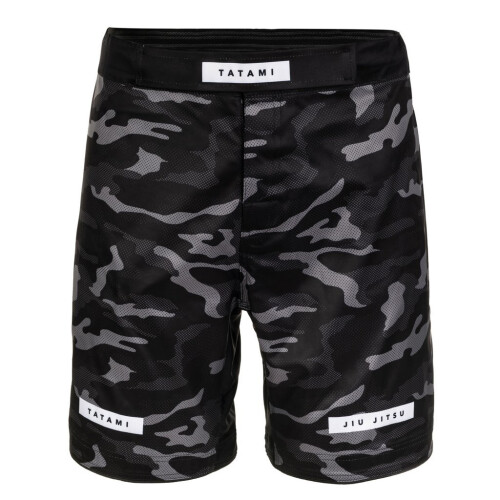 TATAMI RIVAL GRAPPLING SHORTS - BLACK CAMO - SMALL 2