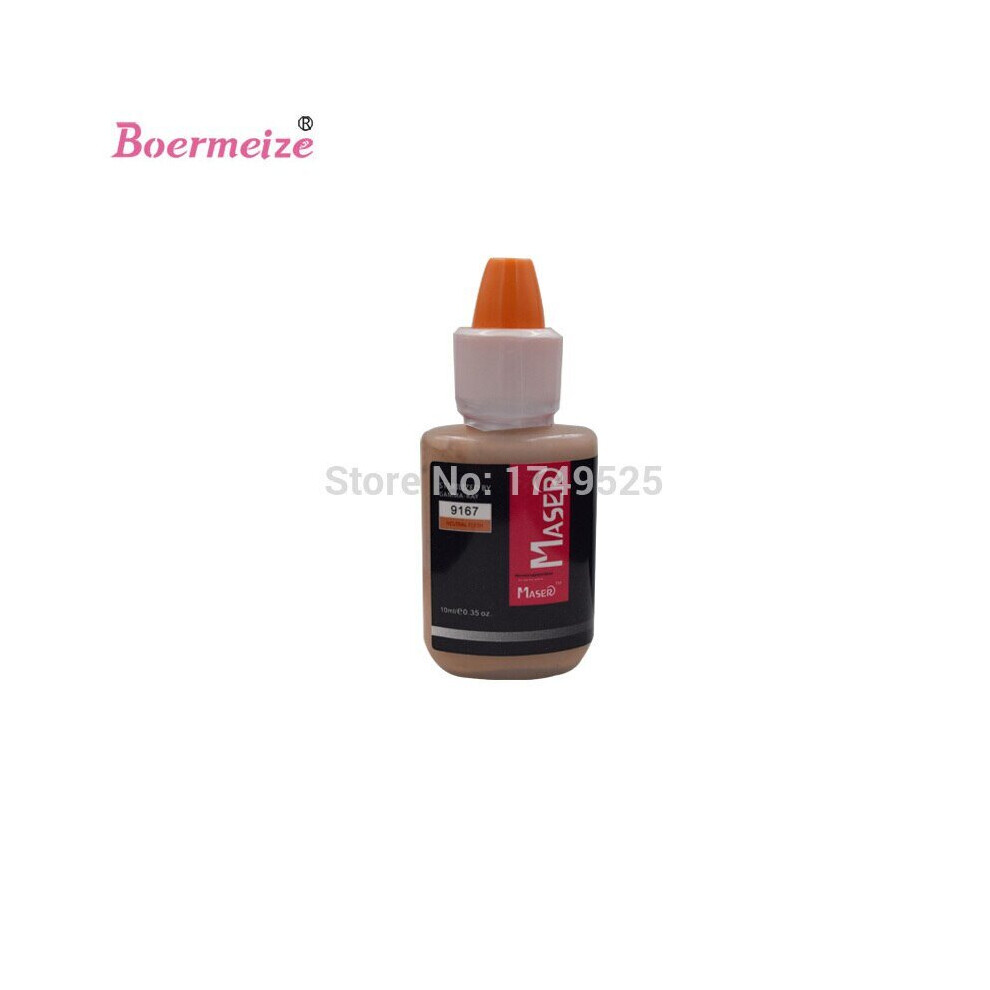 Makeup Tattoo Ink 10ML 9167 NEUTRAL FLESH High Intensity Organic Non-t 
