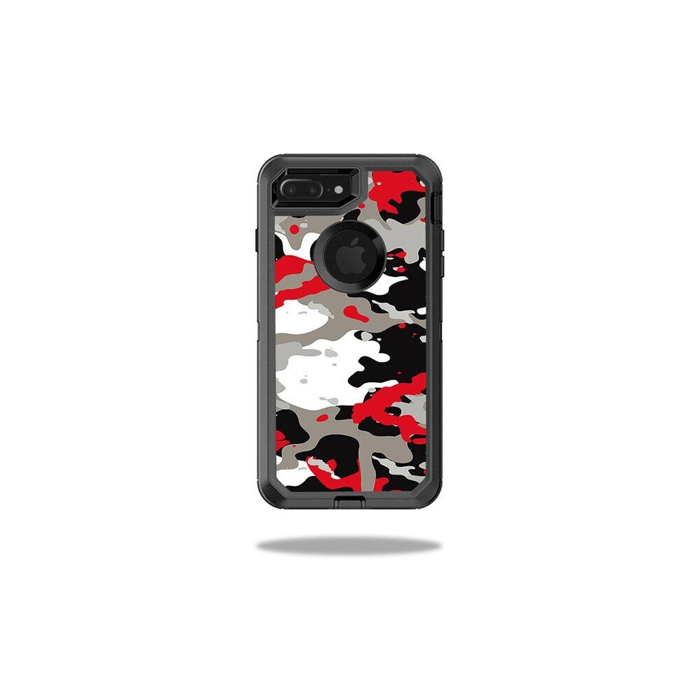 MightySkins OTDIP8PL-Red Camo Skin for Otterbox Defender iPhone 8 Plus - Red Camo-image-OPC-P9WCFBM-NEW