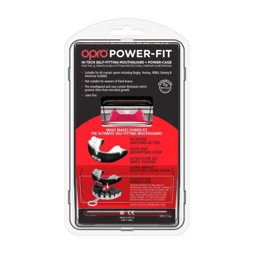 OPRO POWER FIT PINK MOUTHGUARD - ADULTS 2