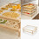 Collapsible Pasta Drying Rack, For Noodle,with 4 Single Base Stick 4