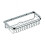 Wall Mounted Bathroom Storage Basket Brass Shower Basket Holder 1