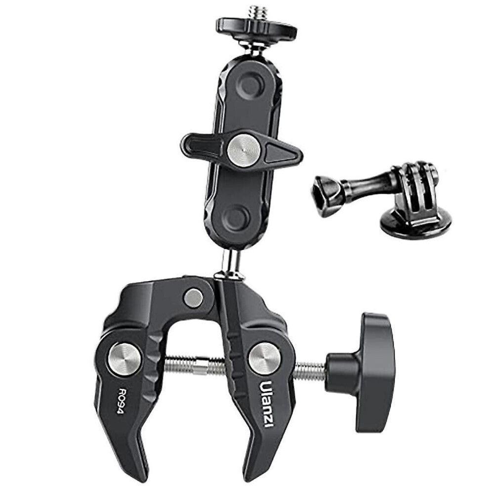 Ulanzi 360Degree Swivel Motorcycle Bicycle Handlebar Mount Clamp 6933156149672