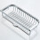 Wall Mounted Bathroom Storage Basket Brass Shower Basket Holder 2