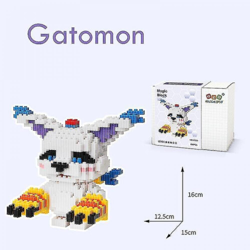 Diy Digimon Small Building Cartoon Agumon Animal Model Education Game ...