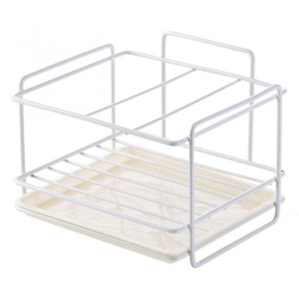 Sponge Holder Soap Drain Storage Dishcloth Brush Iron Shelf Bathroom Accessories|racks Holders-image-OPC-P9YQ2SN-NEW