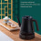 1l Stainless Steel Kettle Coffee Pot Variable Frequency Constant Temperature Adjustment Electric 3