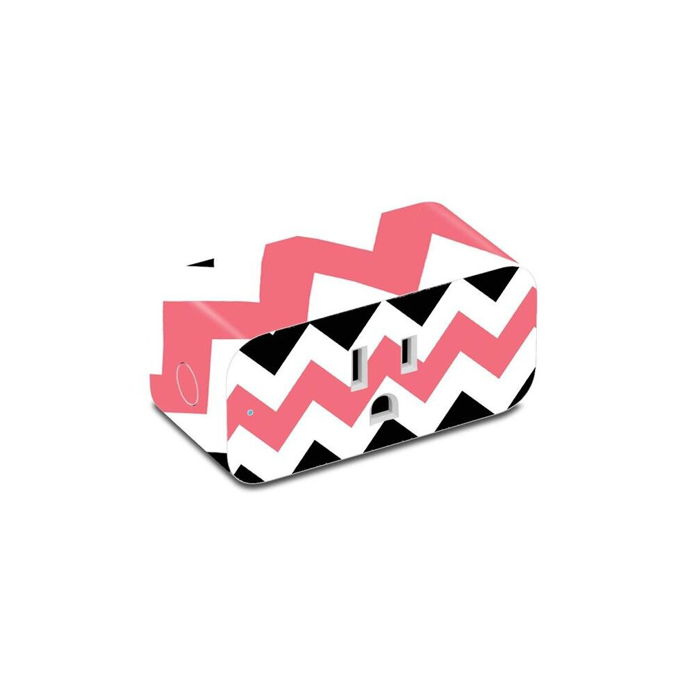 MightySkins AMSNPL-Black Pink Chevron Skin for Amazon Smart Plug - Black Pink Chevron-image-OPC-P9YWCY6-NEW