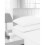 (Single, White) 100% Egyptian Cotton 40CM/16" Extra Deep Fitted Sheets 2