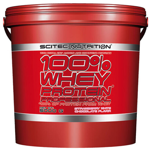 (Chocolate) 100% Whey Protein Professional 5000g Chocolate Gym 2