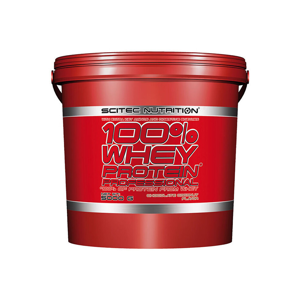 Scitec (Banana) 100% Whey Protein Professional 5000G Chocolate Gym