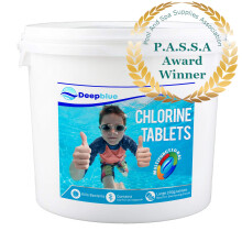 Deep Blue Pro - Multifunctional 200g Chlorine Tablets x100 20kg Long lasting stabilised clarifier algae inhibitor