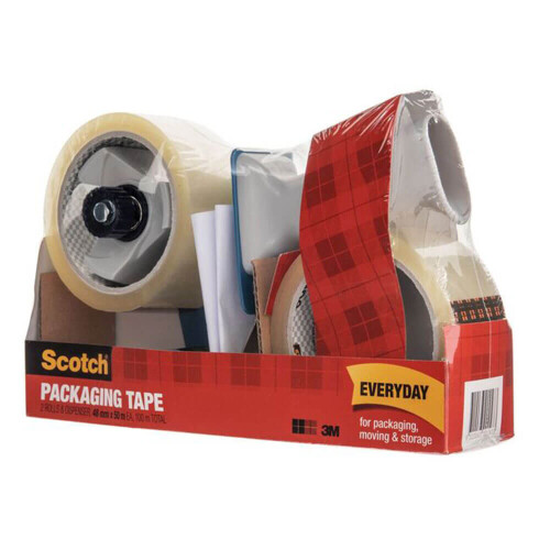 Scotch Scotch Sealing Tape 48mmx50m 2 Rolls with Dispenser