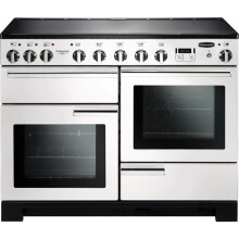 Rangemaster PDL110EIWH/C Professional Deluxe 110 Induction White 110cm Range Cooker - A Rated - 101580