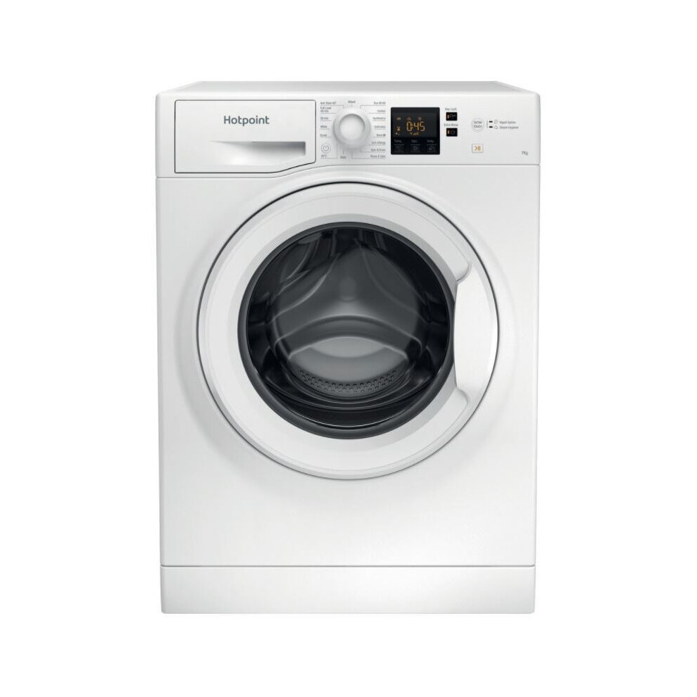 Hotpoint NSWF 743U W UK N Washing Machine - 7kg - 1400 rpm - White - Freestanding - F163732