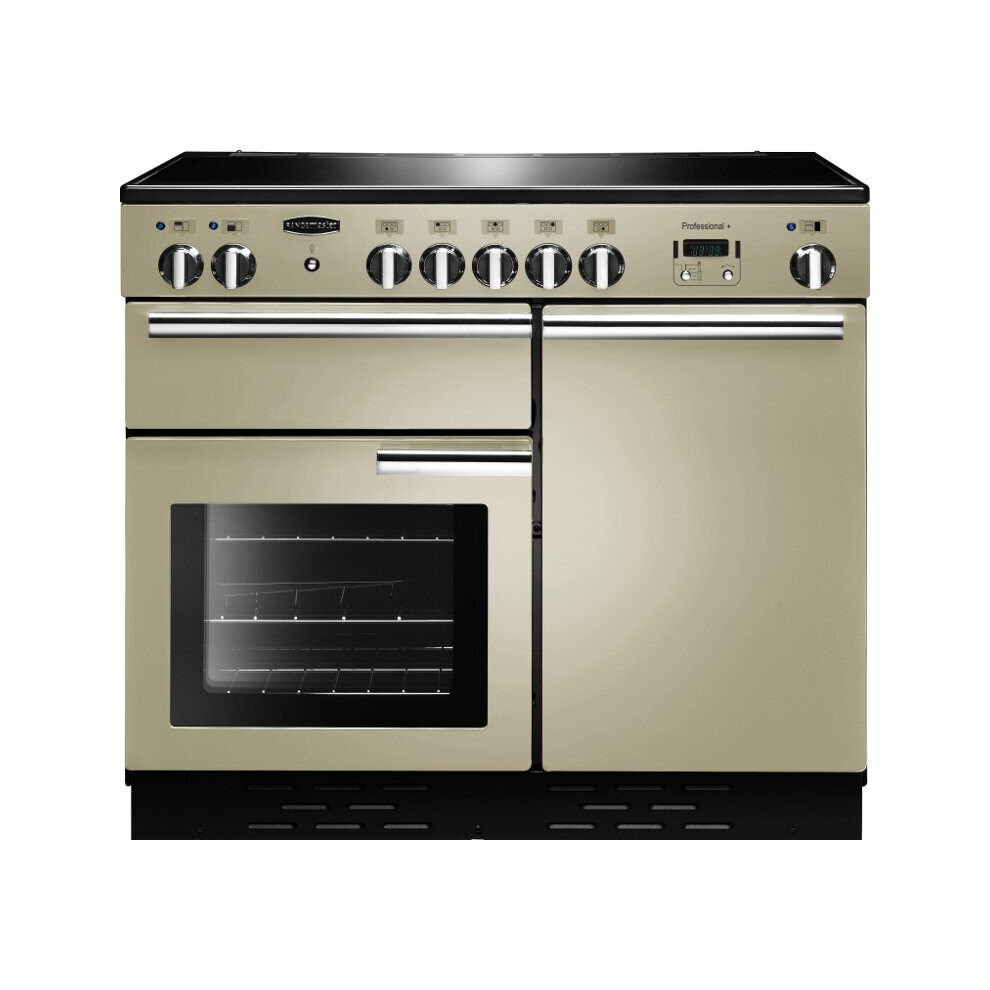 Rangemaster Prop100eicr/C Professional Plus Cream With Chrome Trim 100Cm Induction Range Cooker - A Rated - 96040