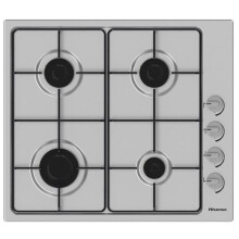 Hisense 4 Burner Gas Hob - Stainless Steel - GM642XSUK