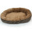 Small Dog bed with Orthopaedic Fleece Lining Brown 4
