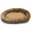 Small Dog bed with Orthopaedic Fleece Lining Brown 1