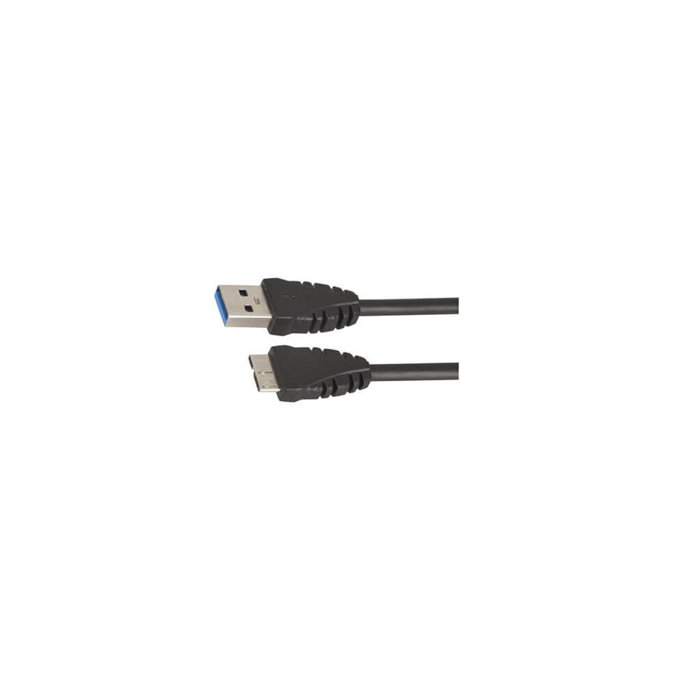 Jaycar Usb 3.0 Type-A Plug To Plug Cable 1.8M (To Micro Type-B) 9319236235102
