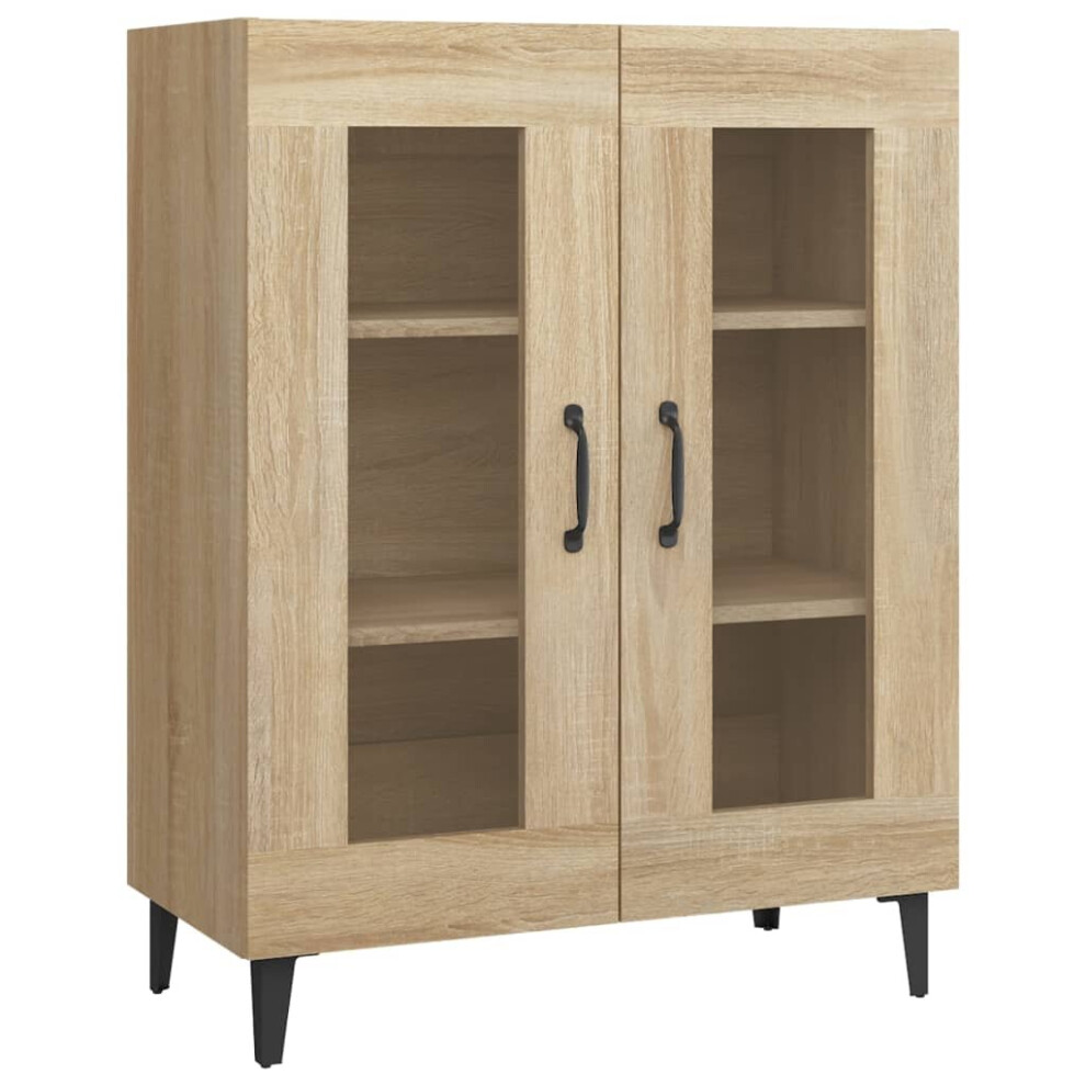Vidaxl Sideboard Sonoma Oak Engineered Wood Cabinet Home Organiser Cupboard