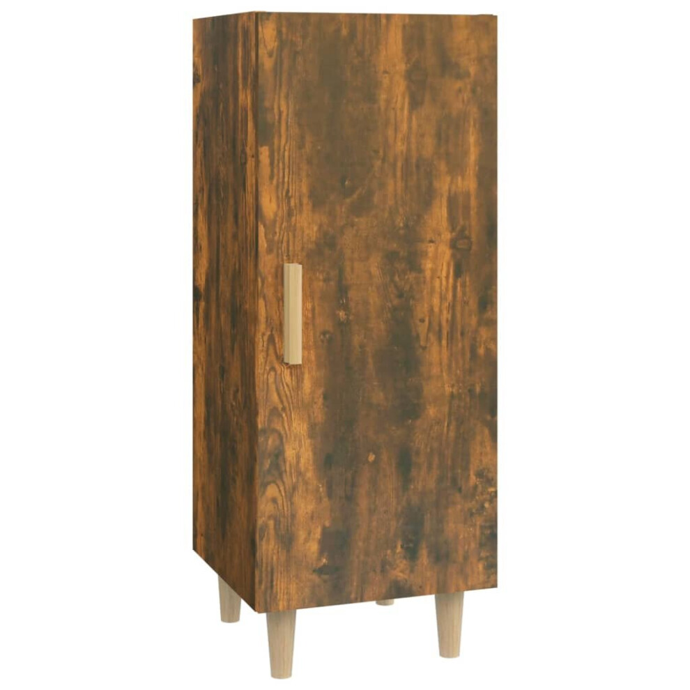 Vidaxl (Smoked Oak) Sideboard Engineered Wood Side Cabinet Home Organiser Multi Colours
