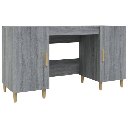 VidaXL (Grey sonoma) vidaXL Desk Engineered Wood Office Computer Study Writing Desk Multi Colours