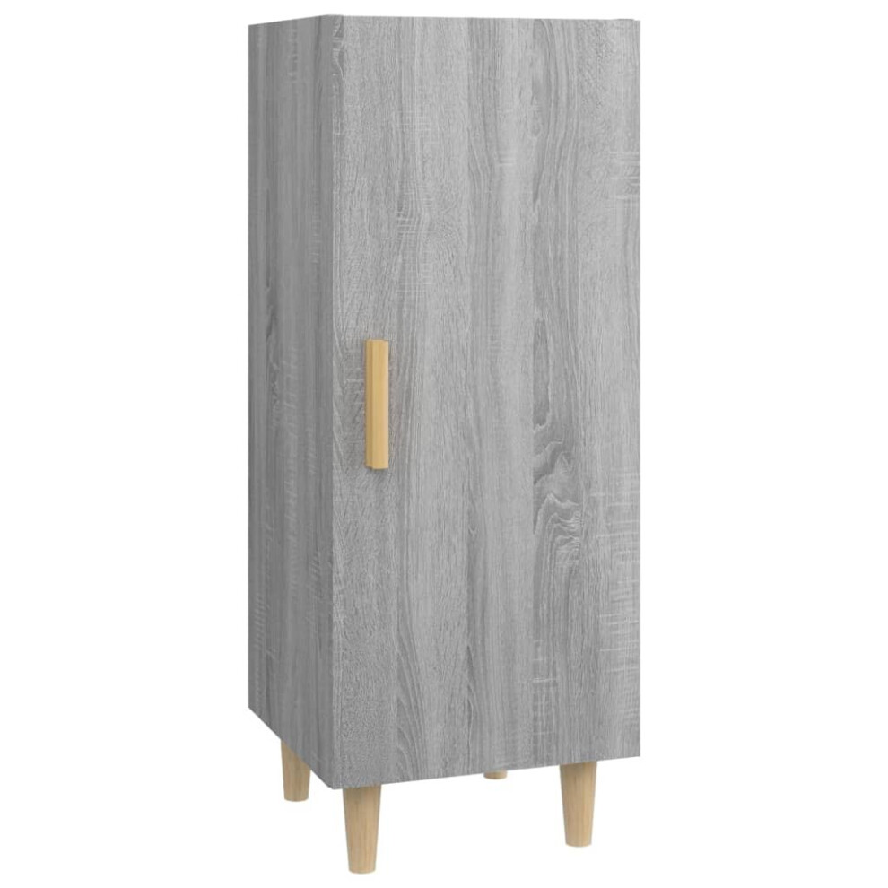 Vidaxl (Grey Sonoma) Sideboard Engineered Wood Side Cabinet Home Organiser Multi Colours