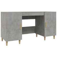 (Concrete grey) vidaXL Desk Engineered Wood Office Computer Study Writing Desk Multi Colours