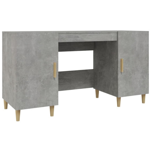 VidaXL (Concrete grey) vidaXL Desk Engineered Wood Office Computer Study Writing Desk Multi Colours