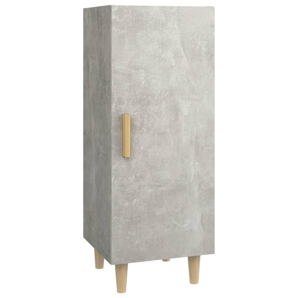 Vidaxl (Concrete Grey) Sideboard Engineered Wood Side Cabinet Home Organiser Multi Colours