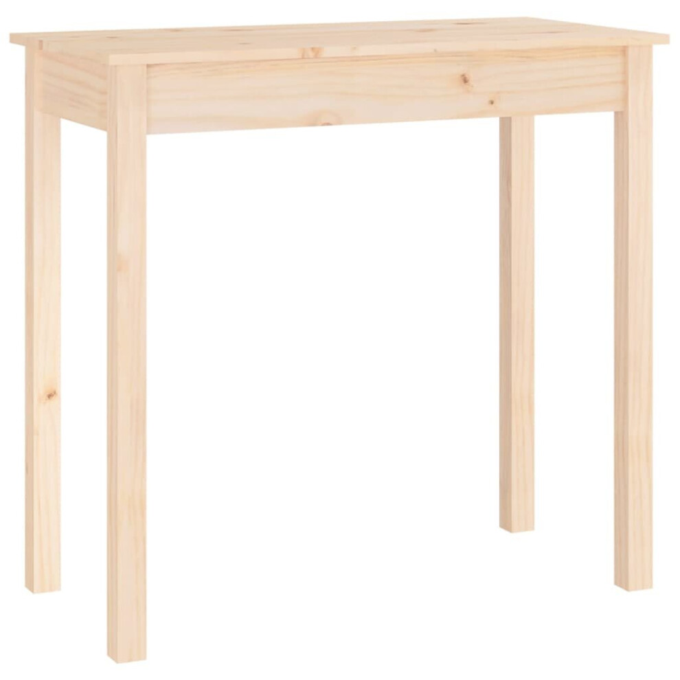 (Brown, 80 x 40 x 75 cm (L x W x H)) vidaXL Solid Wood Pine Console Table Multi Colours 110x40x75 cm/80x40x75 cm