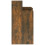 VidaXL (Smoked oak) vidaXL Desk with LED Lights Computer Table Study Writing Desk Engineered Wood 2