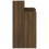 VidaXL (Brown oak) vidaXL Desk with LED Lights Computer Table Study Writing Desk Engineered Wood 3