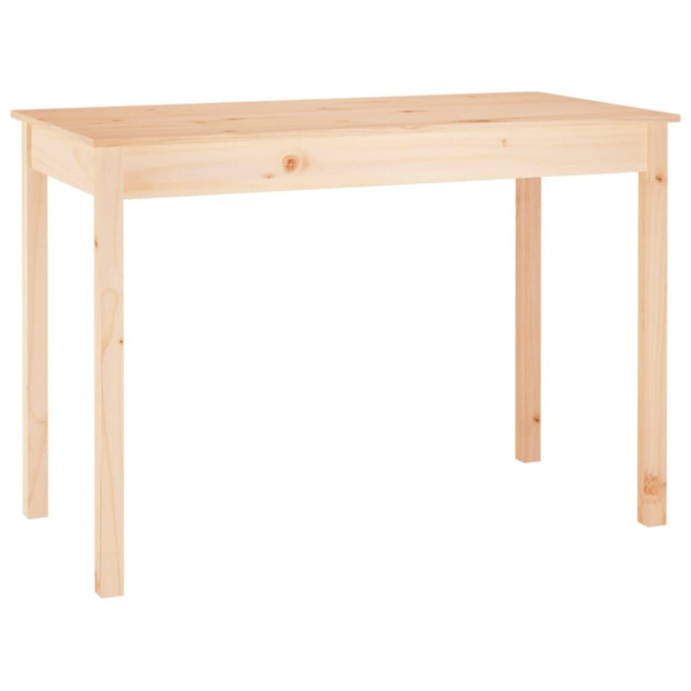 (Brown, 110 x 55 x 75 cm (L x W x H)) vidaXL Solid Wood Pine Dining Table Multi Colours 110x55x75 cm/55x55x75 cm