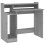 VidaXL (Grey sonoma) vidaXL Desk with LED Lights Computer Table Study Writing Desk Engineered Wood 2