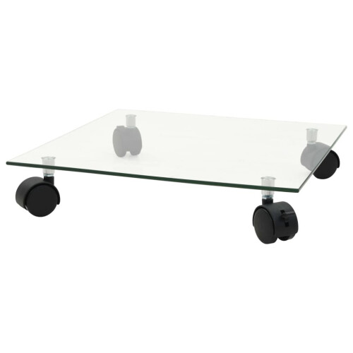 VidaXL vidaXL Pflanzenroller 4 Stk. 35x35 cm Hartglas Quadratisch 1