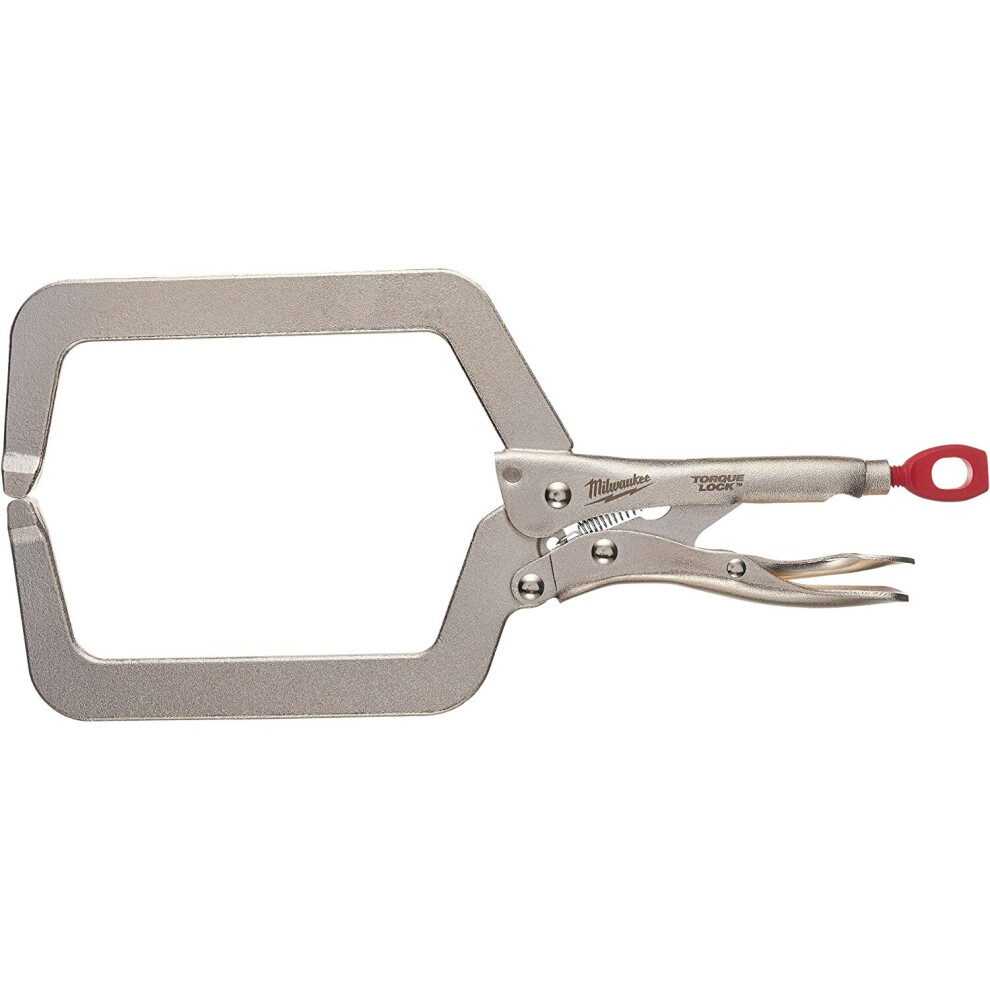 Milwaukee 48223533 9" Deep Reach Locking C-Clamp, Silver
