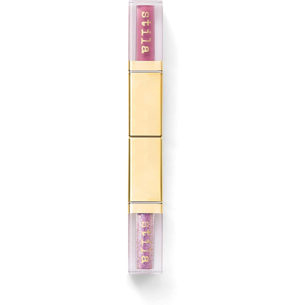 Stila Double Dip Suede Shade and Glitter & Glow Liquid Eye Shadows Pink Martini
